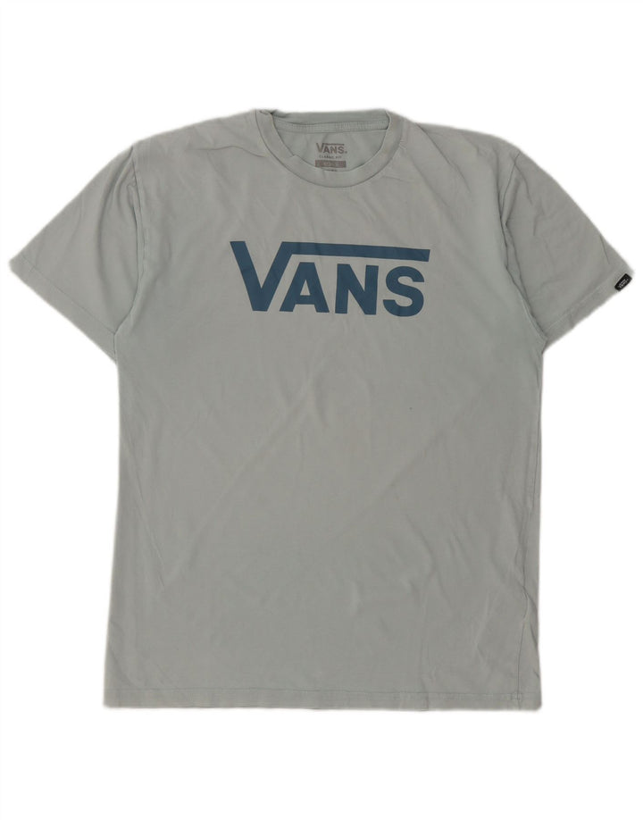 Tricou grafic Vans Classic Fit Top Bumbac albastru mediu