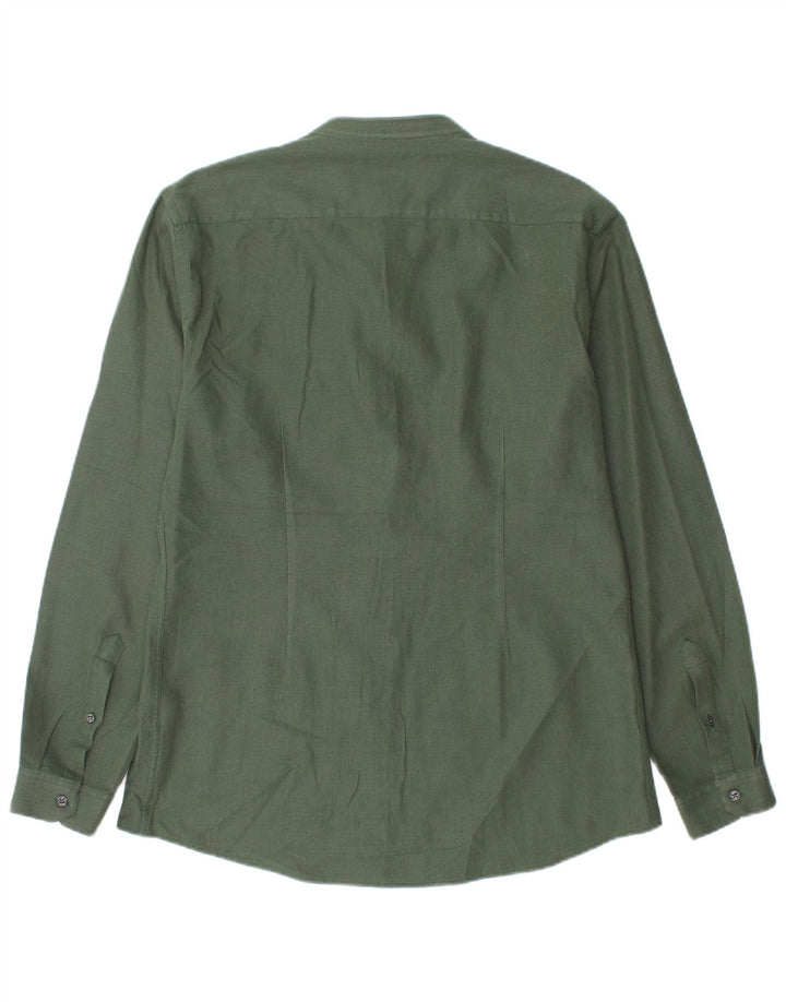 Cămașă Slim Fit Zara pentru bărbați, verde mare