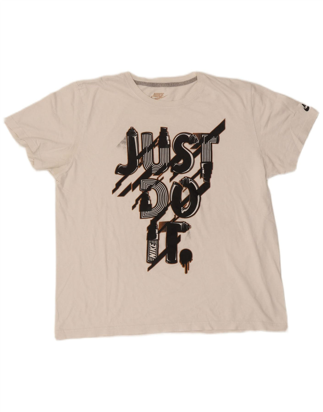Tricou grafic Nike Slim Fit Top 2XL Alb