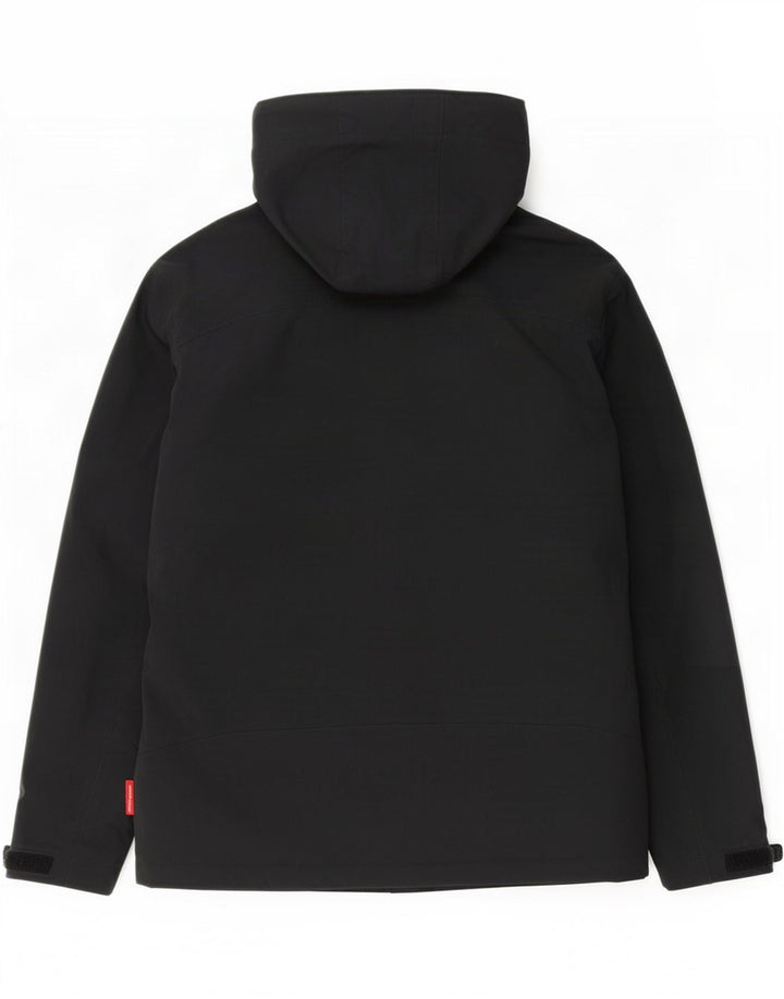 Engelbert Strauss Jachetă de ploaie cu glugă pentru femei UK 14 Medium Black Nylon