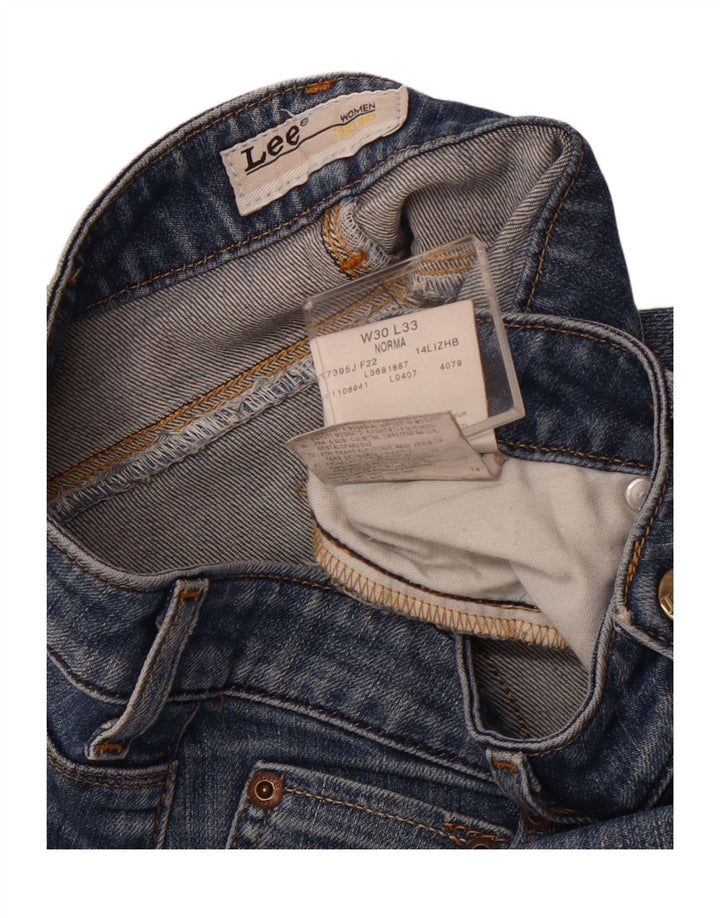 Blugi de dama LEE Norma Cropped W30 L19 Bumbac albastru