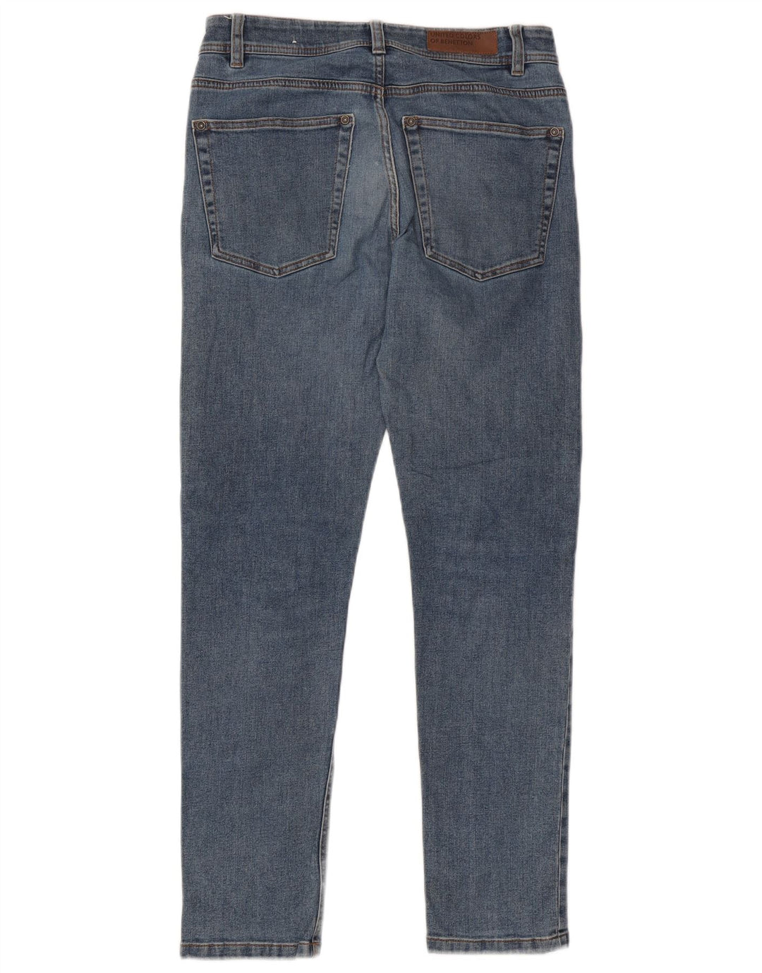 Blugi slim pentru bărbați Benetton W31 L30 Bumbac albastru
