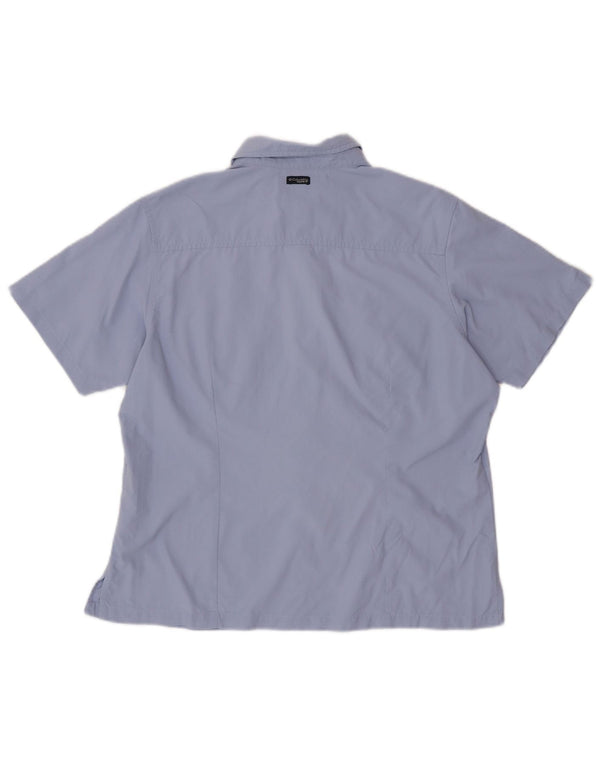 Cămașă cu mânecă scurtă pentru femei COLUMBIA UK 18 XL Nailon violet