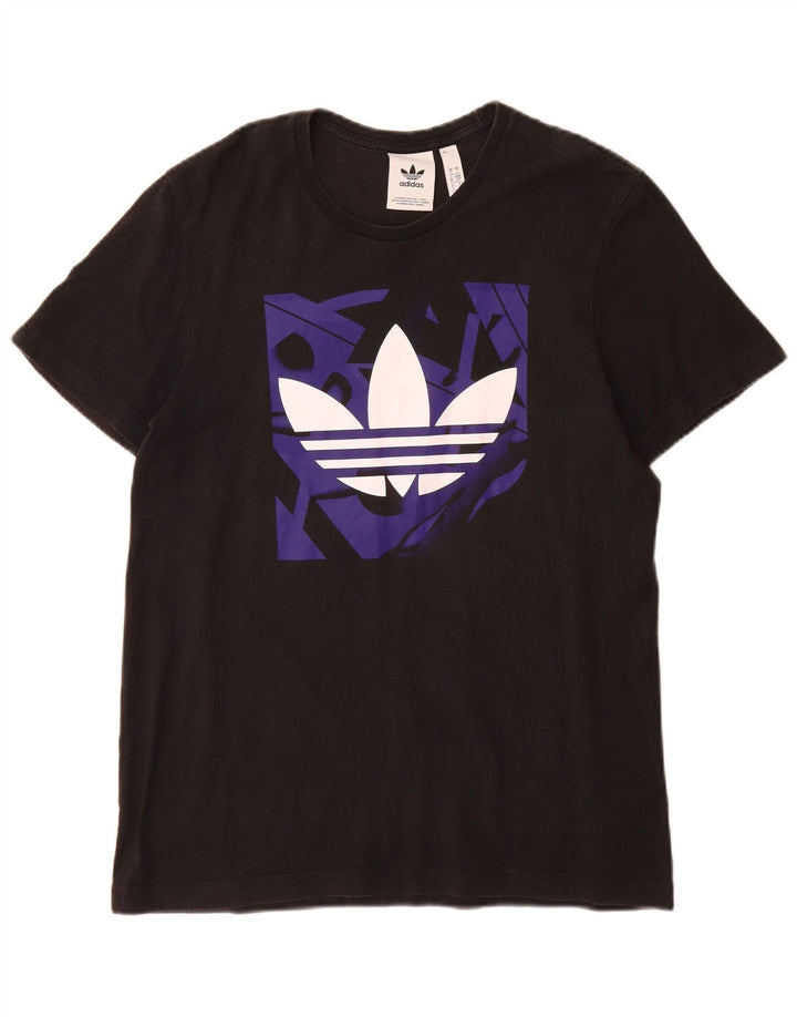 Tricou grafic pentru bărbați Adidas Top Mic Negru
