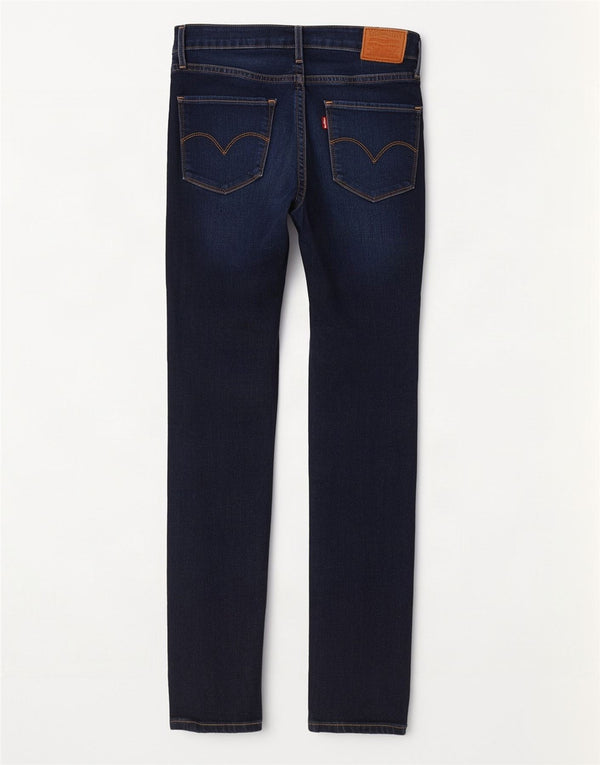 Blugi skinny cu talie mare 721 Levi's pentru femei W27 L28, bumbac bleumarin