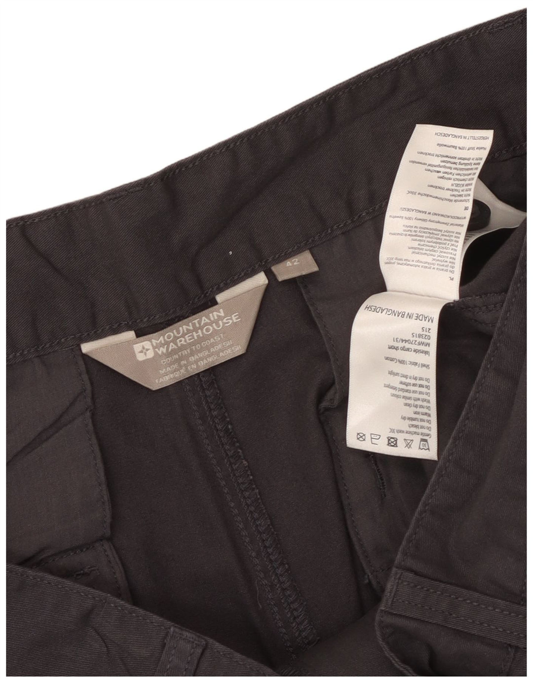 MOUNTAIN WAREHOUSE Pantaloni scurți cargo pentru bărbați W42 2XL bumbac gri