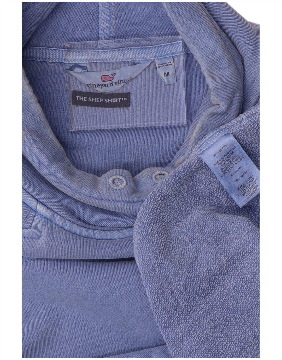 VINEYARD VINES Hanorac pentru femei Pulover UK 14 Bumbac albastru mediu