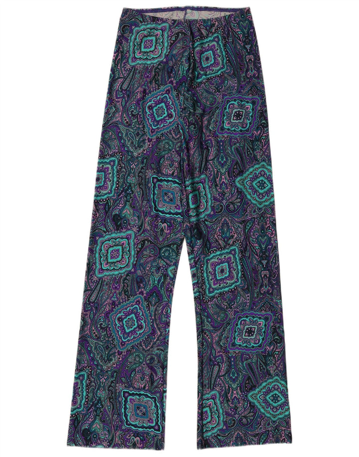 Pantaloni casual de damă VINTAGE cu talie înaltă Mediu L24 L32 Multicolori