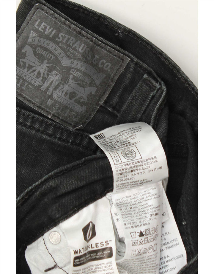 Blugi Levi's 511 Slim pentru bărbați W31 L32 bumbac gri