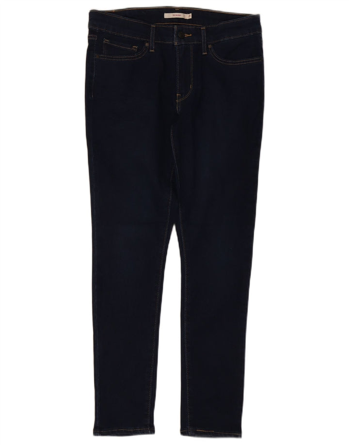 Blugi skinny 711 pentru femei LEVI'S W29 L28 bumbac bleumarin