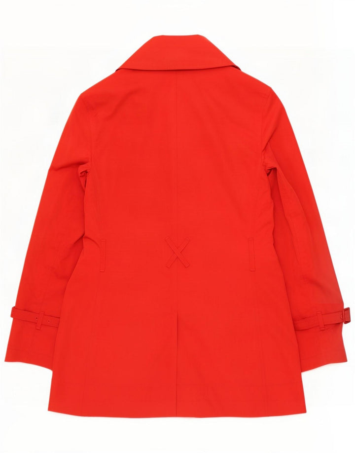 Trench Massimo Dutti pentru femei UK 14 Poliester roșu mediu