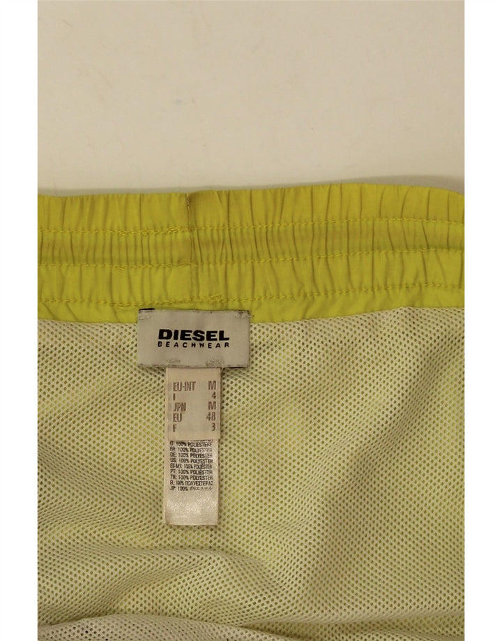 Pantaloni scurți de înot cu grafic pentru femei Diesel UK 14 Poliester verde mediu