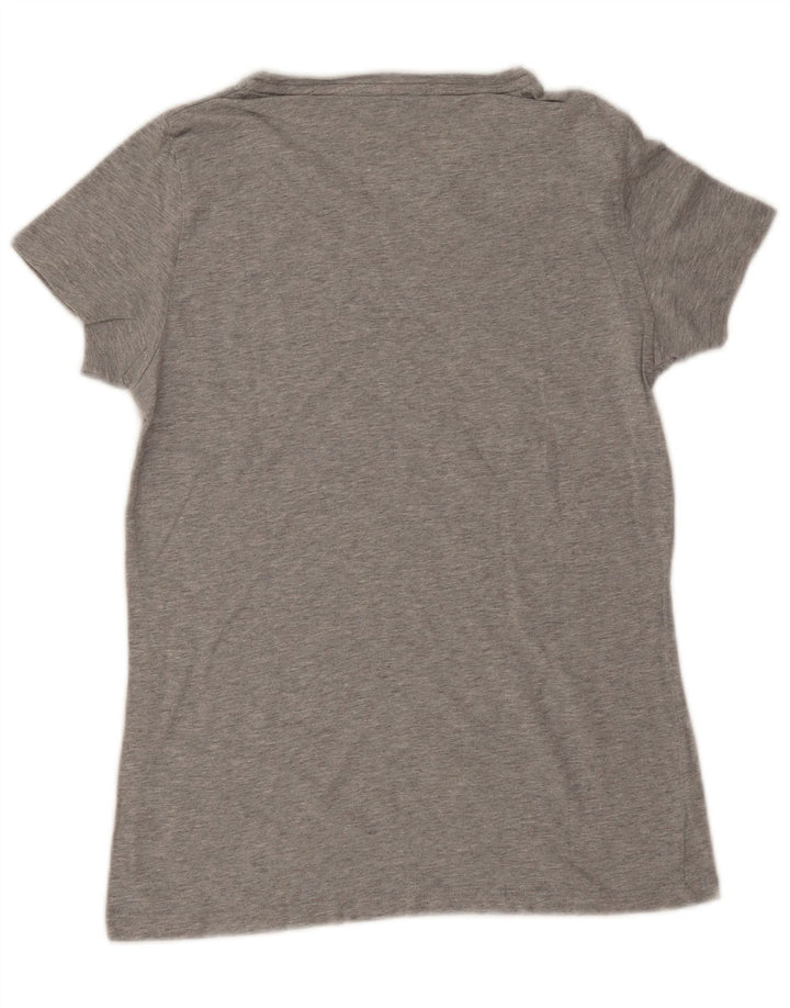Tricou grafic Gant pentru bărbați Top mic, gri, bumbac cu pete