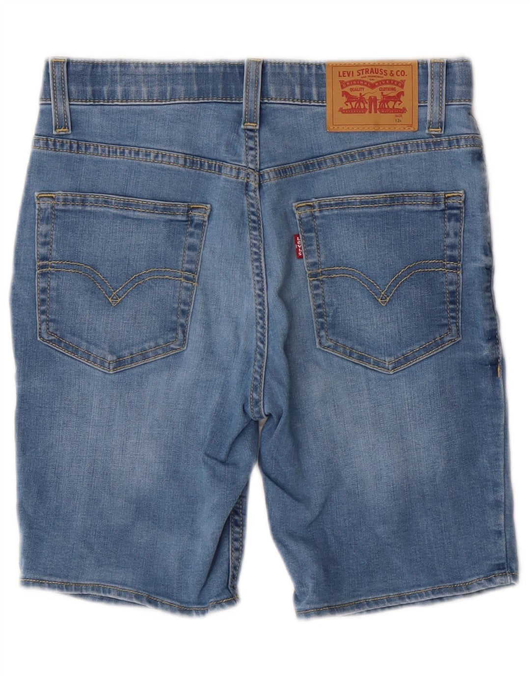 Pantaloni scurți din blugi pentru băieți Levi's 11-12 ani W26 Albastru