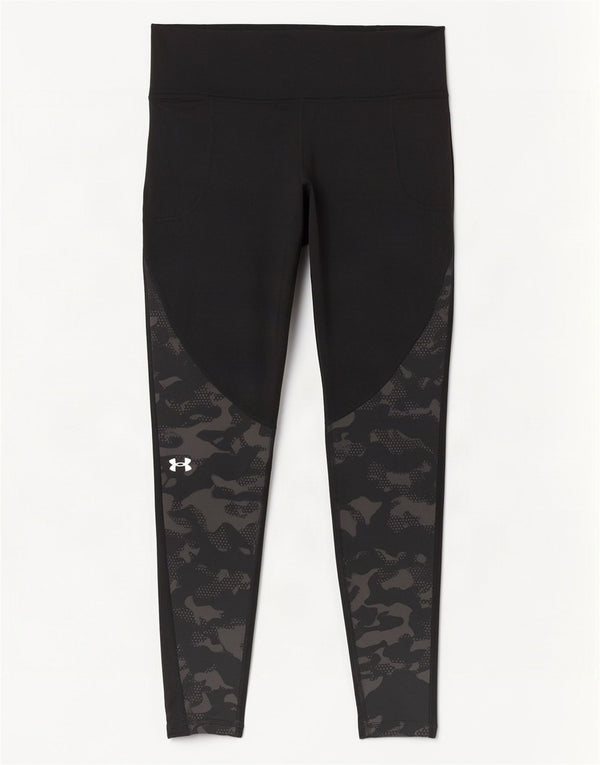 Cold Gear Leggings pentru femei Under Armour UK 14 Medium Black Camouflage