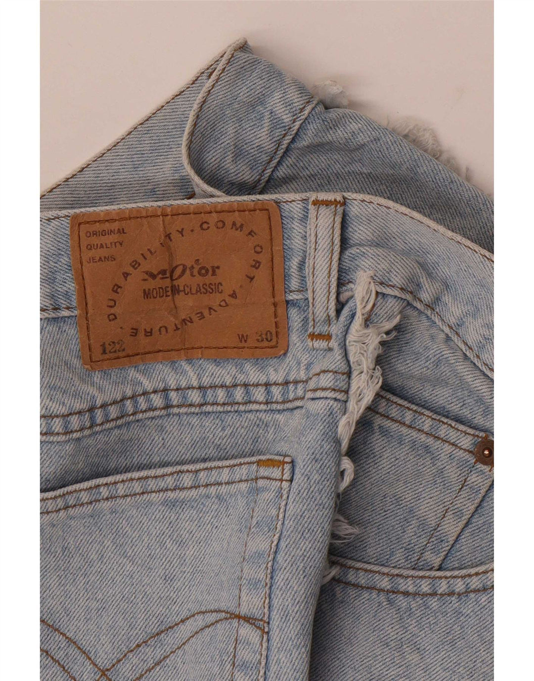 Pantaloni scurți din blugi Vintage pentru femei W30 Medium Blue