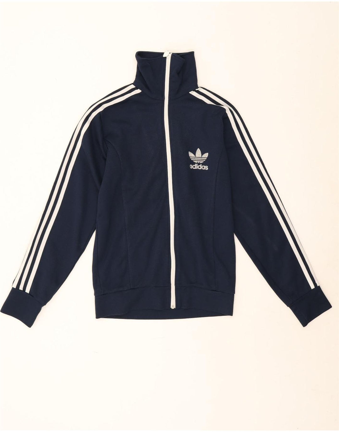 Jachetă de trening pentru bărbați Adidas XS, bumbac, albastru bleumarin