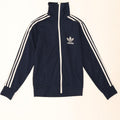 Jachetă de trening pentru bărbați Adidas XS, bumbac, albastru bleumarin