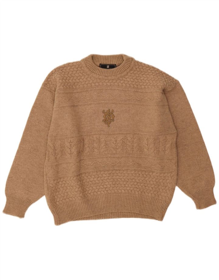Pulover pentru bărbați Tobia System cu gâtul turnat IT 48 Medium Beige Lână