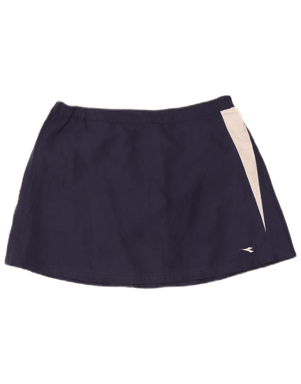 Fusta tenis Diadora pentru femei UK 14 Medium Bleumarin Poliester Colorblock