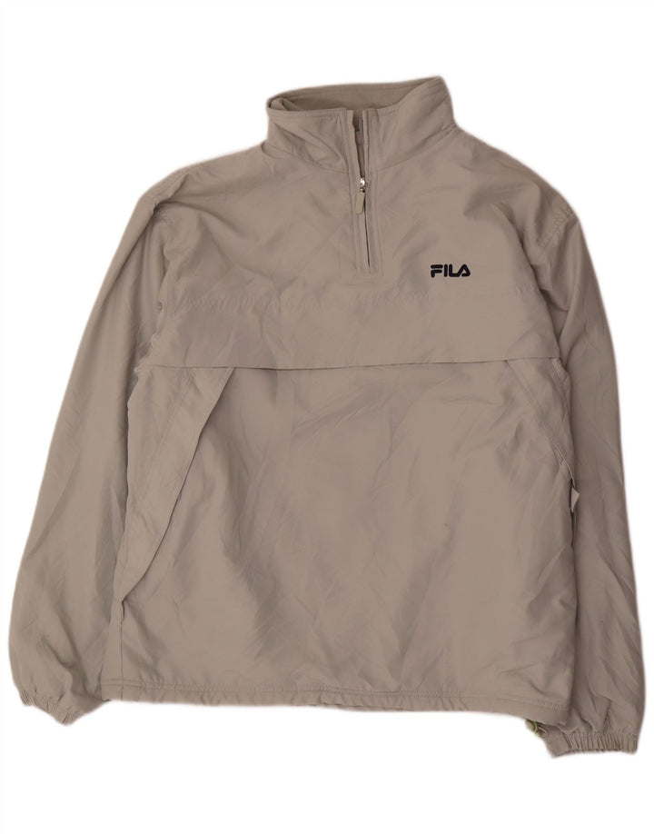 Jachetă Windbreaker pentru bărbați Fila Liner UK 40 Large Gri Poliester