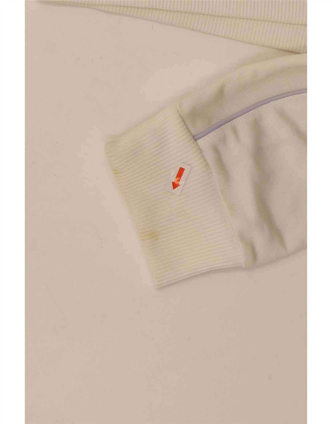 Jachetă de trening pentru femei ADIDAS UK 16, mare poliester alb