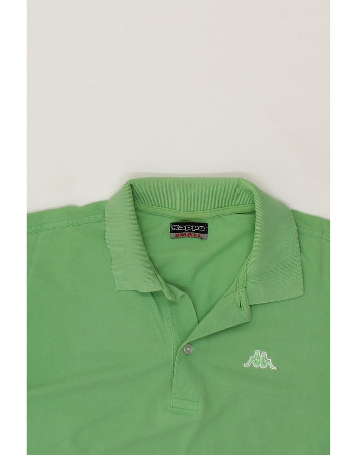 KAPPA Mens Polo Shirt Small Green Cotton Vintage Kappa and Second-Hand Kappa from Messina Hembry 