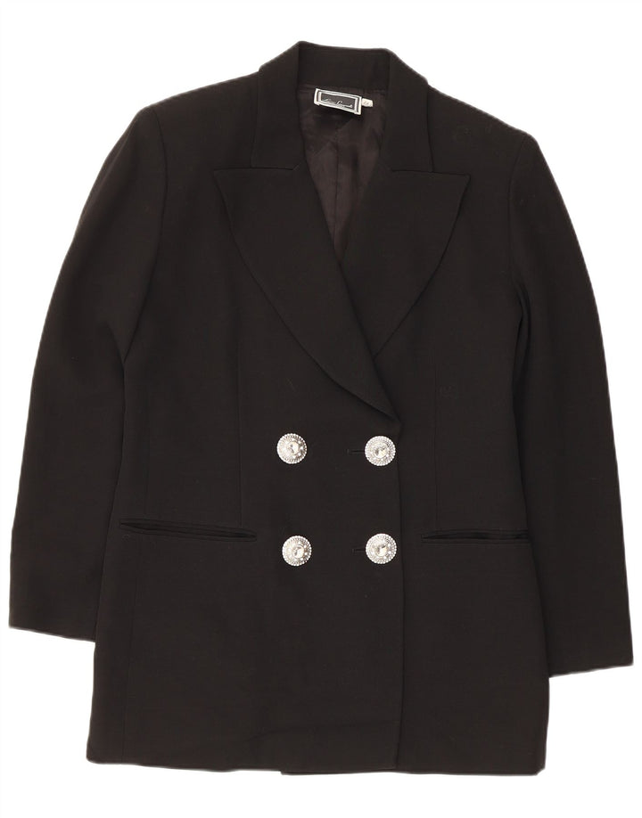 Jachetă pentru femei Luisa Spagnoli, cu piept dublu, IT 44 Medium Black