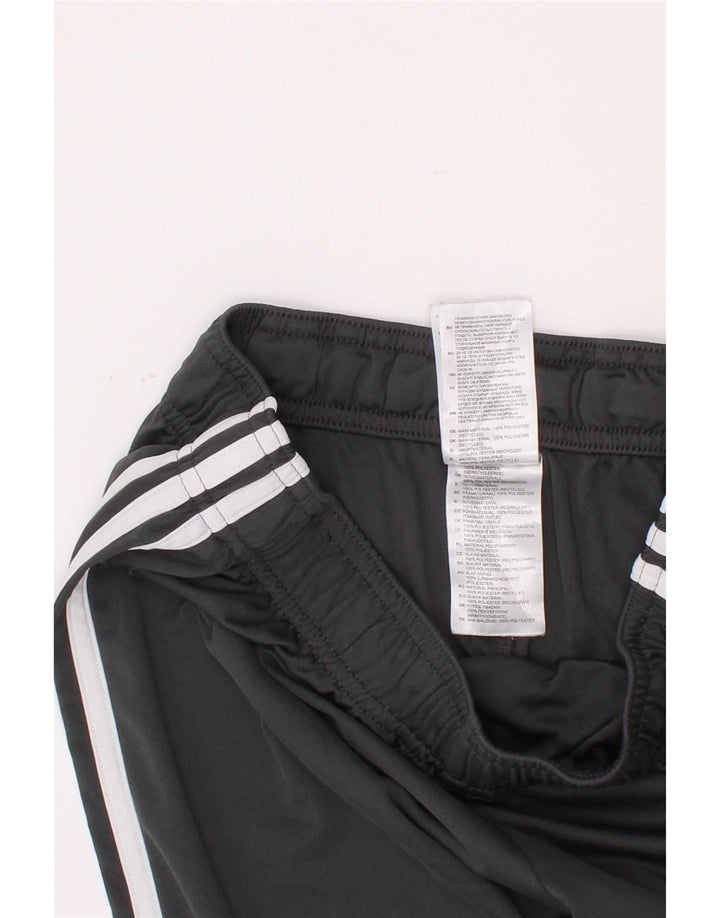 Pantaloni scurți sport Adidas pentru băieți 13-14 ani, gri, poliester color bloc