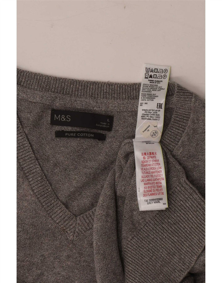 Marks & Spencer Vestă pentru bărbați Tank Top mare, gri bumbac