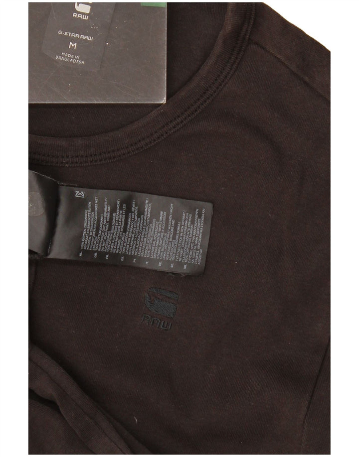 G-STAR Bărbați Tricou Top Medium Negru Bumbac