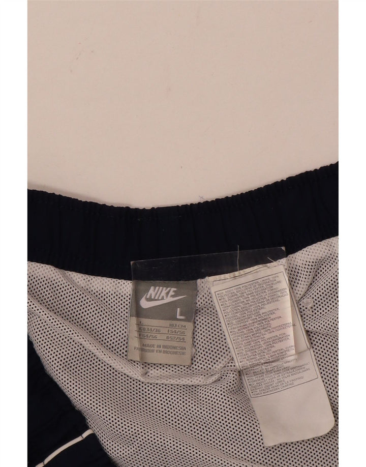 Pantaloni scurți sport Nike pentru bărbați, mari, albastru, poliester