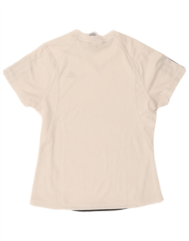 Tricou Adidas Climacool pentru femei Top UK 10 Small Poliester alb