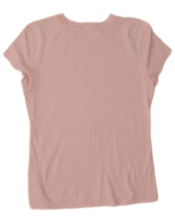 Tricou pentru femei Tommy Hilfiger Top UK 14 mare bumbac roz