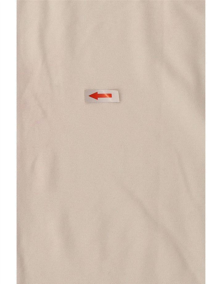 Fred Perry Tricou polo pentru femei cu volane în față UK 20 2XL Alb