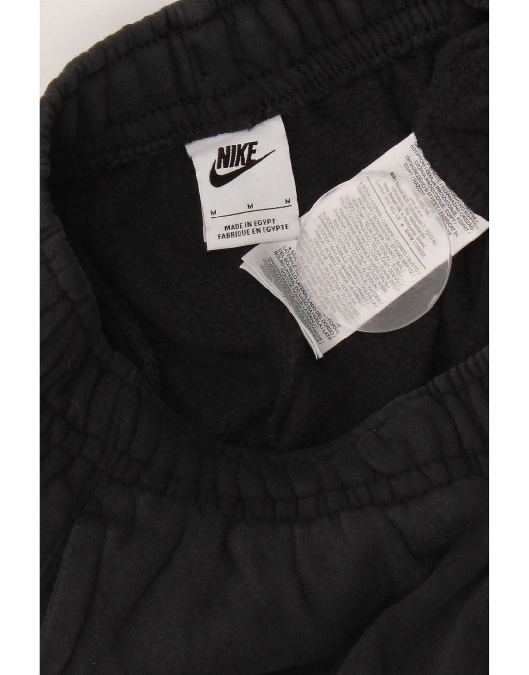 Pantaloni de trening Nike pentru bărbați Joggeri, bumbac mediu negru