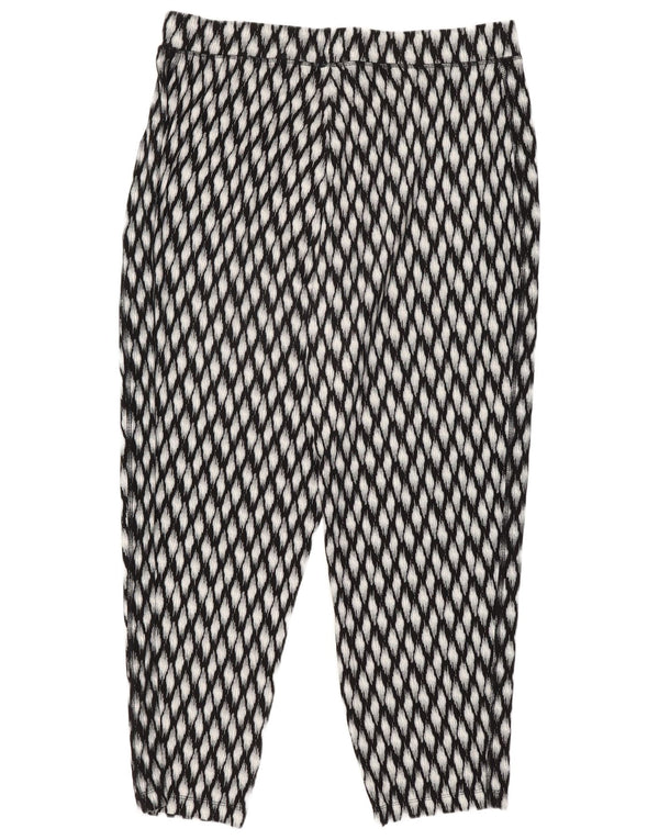 Leggings crop pentru femei Marks & Spencer UK 16, mare, negru, geometric, viscoză