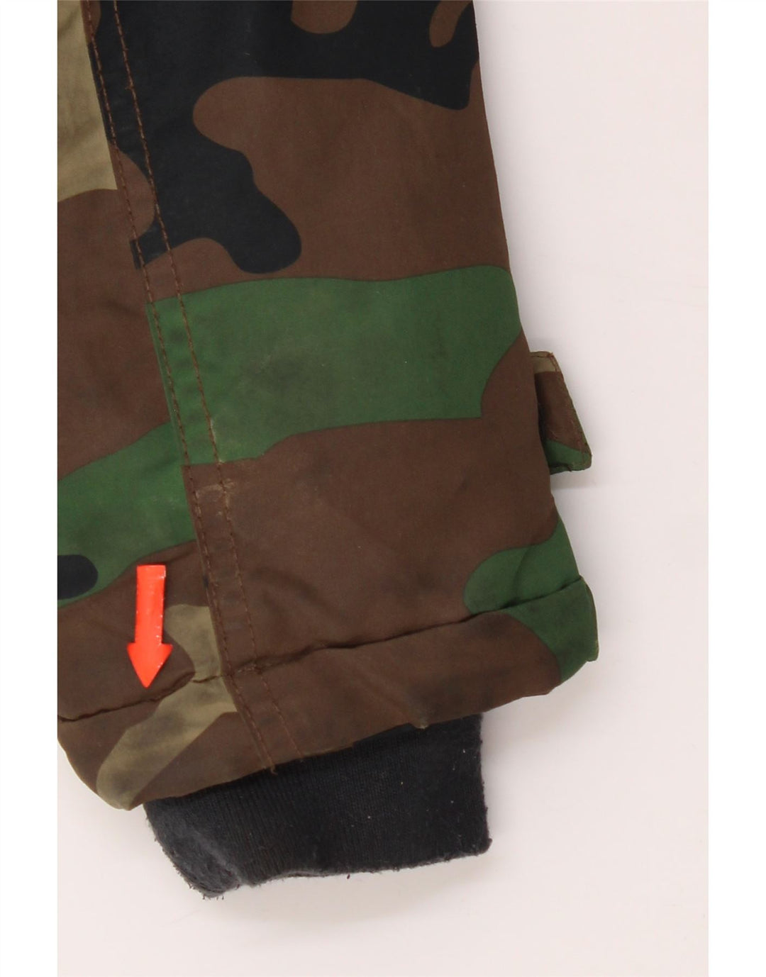 Jachetă parka cu glugă pentru băieți Zara 13-14 ani, camuflaj multicolor