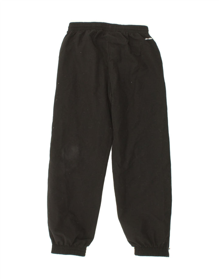 ADIDAS Boys Climalite Tracksuit Trousers Joggers 7-8 Years Black Polyester Vintage Adidas and Second-Hand Adidas from Messina Hembry 