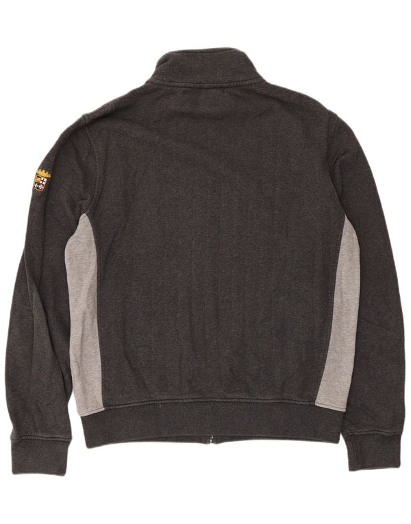 Jachetă de trening cu grafică Marina Militare pentru bărbați, 2XL, gri, bloc de culoare