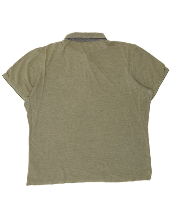 Cămașă polo TIMBERLAND Slim Fit pentru bărbați, bumbac verde 3XL