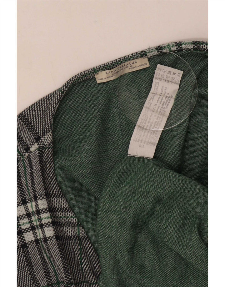 Rochie pentru femei Zara Marea Britanie 14 Poliester carouri verde