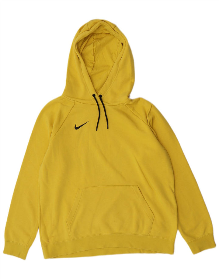 Pulover Nike pentru bărbați, bumbac, galben mare