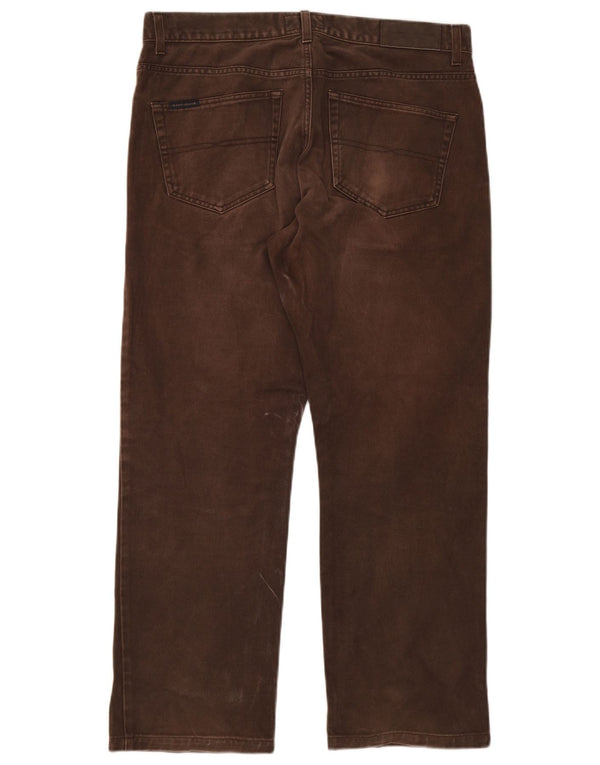 Pantaloni casual drepti pentru bărbați Gant W36 L28 maro bumbac