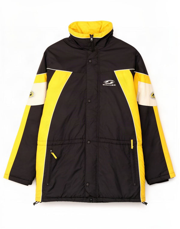 Jachetă Windbreaker pentru bărbați cu grafică Saller UK 42 XL, neagră, poliamidă color bloc