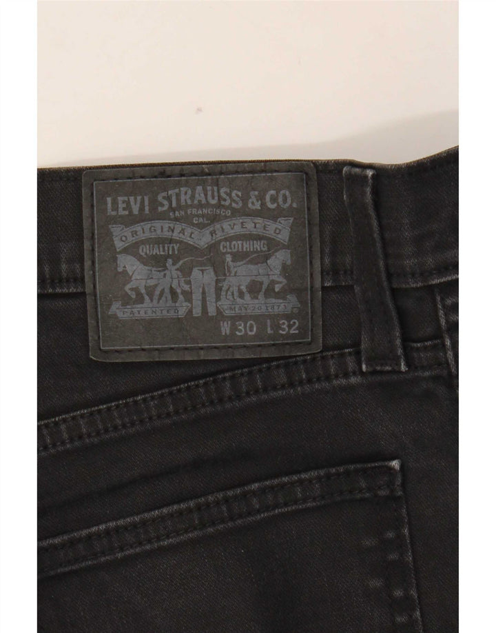 Blugi slim pentru femei Levi's W30 L29 bumbac negru