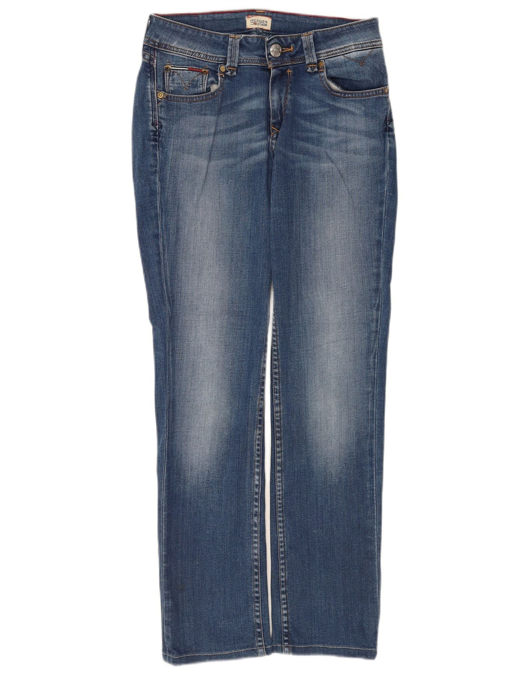 Blugi drepti pentru femei Tommy Hilfiger W27 L30 Bumbac albastru