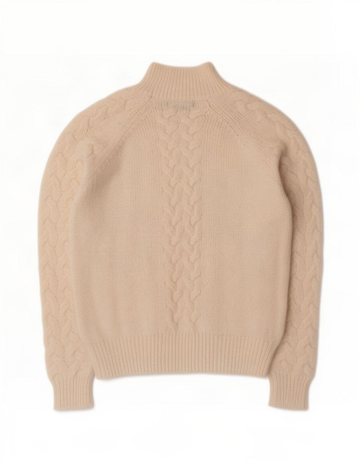 Pulover cu gât țestoasă pentru femei Marks & Spencer UK 14 Bej mediu