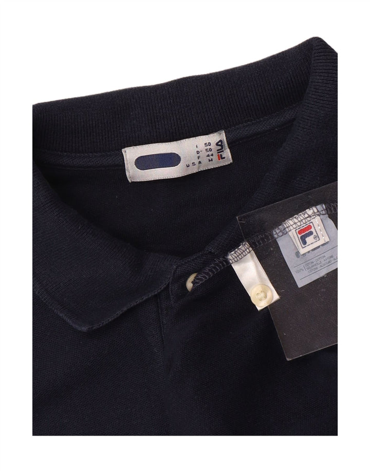 Cămașă polo FILA pentru bărbați IT 50 Medium Bluemarin Bumbac