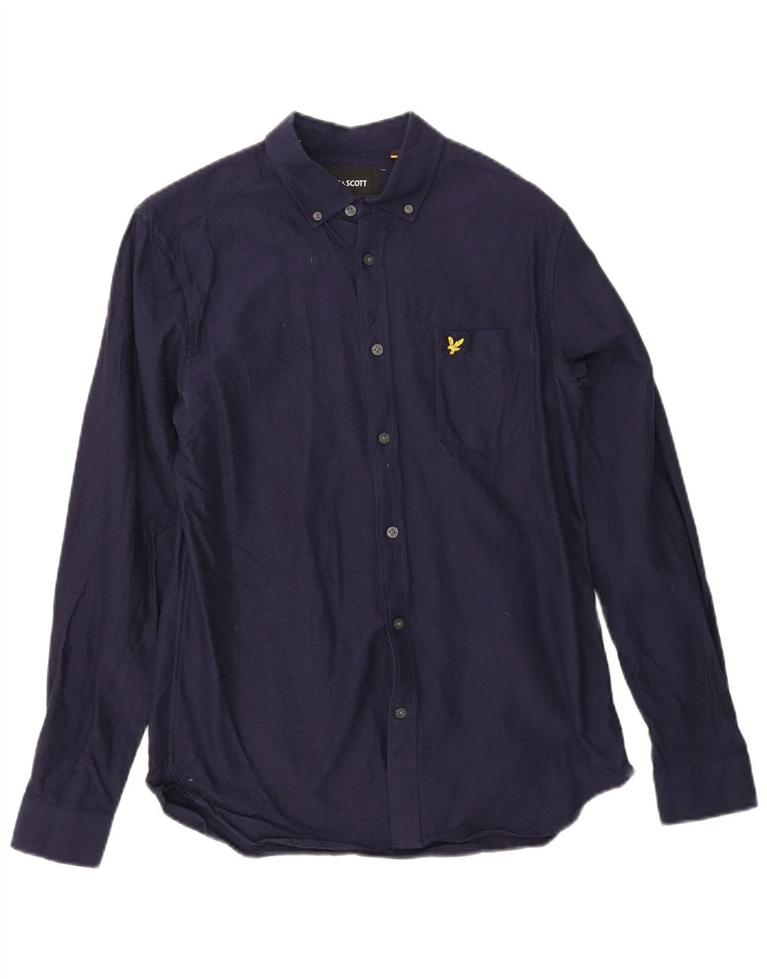 Cămașă pentru bărbați Lyle & Scott Bumbac bleumarin mic